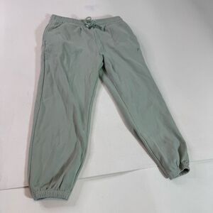 ZYIA Joggers Girls XL Green Pants Activewear Pull On Elastic Waist Sweatpants